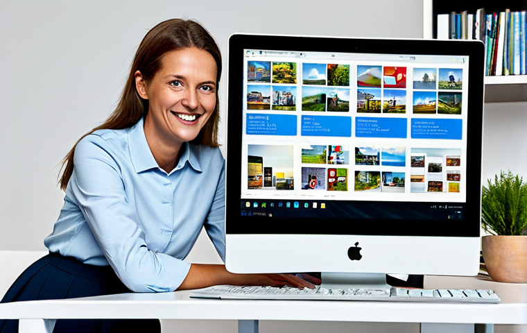 Cloud Storage for Digital Memories**

"A tidy, modern German family home office. A mother smiles as she organizes digital photos on a laptop. A cloud icon subtly glows on the screen. Shelves display neatly arranged physical photo albums alongside digital storage devices. Emphasis on organization, safety, and ease of use. 'Sicher in der Cloud' tagline. Safe for work, appropriate content, fully clothed, family-friendly, professional photo, perfect anatomy, natural proportions."

**