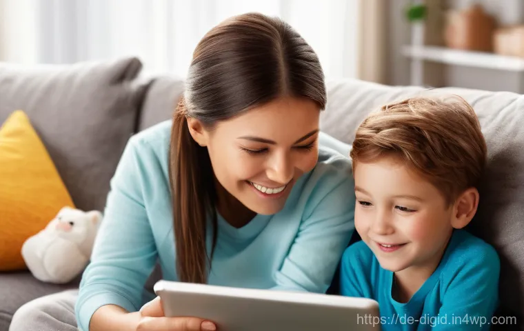 디지털 기억 보존을 위한 통계 및 데이터 - **Prompt 1: The Warmth of Cherished Digital Memories**
    "A cozy, brightly lit living room scene. ...